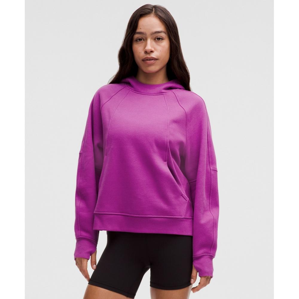

Lululemon Scuba Oversized Side Slit Hoodie Vivid Plum XS/S