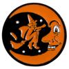 Alloy Trendy Unisex Halloween Brooch With Geometric Pumpkin Face And Features Witch
