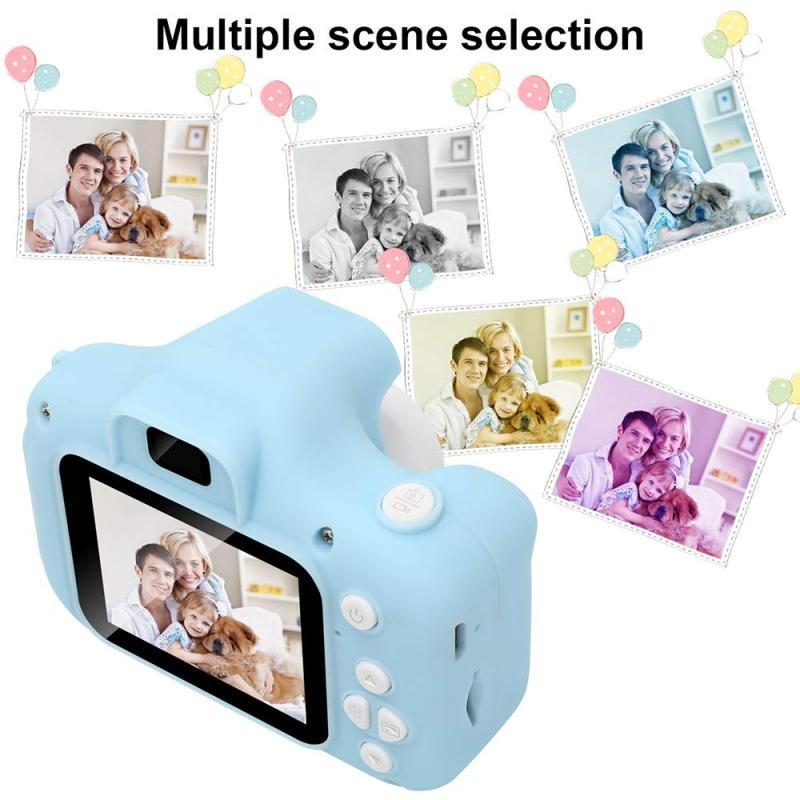 Kids Digital Video Camera Mini Rechargeable Children Camera Shockproof HD X2