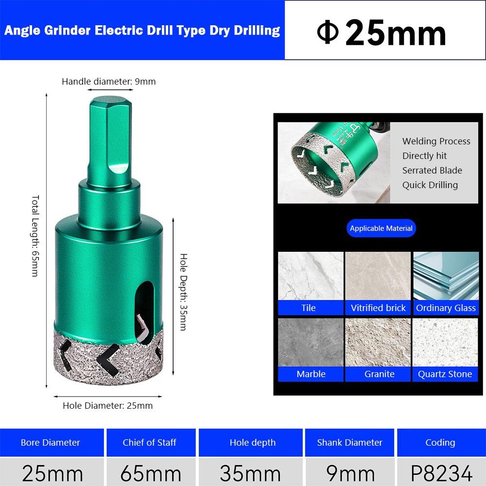 Special Use Ceramic Drill Bit Thickened Body Angle Grinder Hole Saw Tile Hole Saw Ceramic