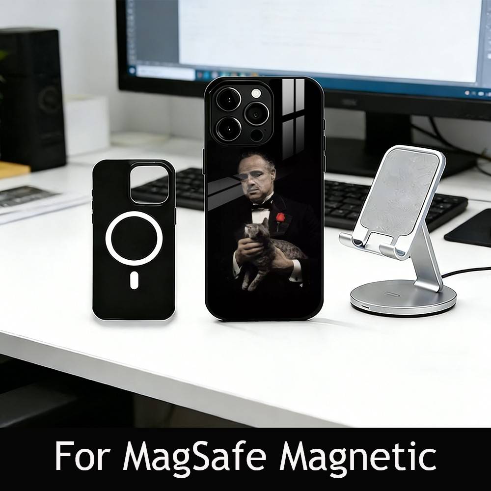 God-father Andolini Phone Case For iPhone17,16,15,14,13,12,11 Plus,Pro Magnetic with Magsafe Wireless Charging