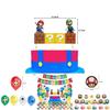 Super Mario Kids Birthday Party Decor Suit Features Colorful Balloons And Cheerful Banner For Celebration