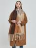 New  Imitation Cashmere Women Scarf Winter Vintage Print Tassel Pashmina Mujer Femme Foulard Bufanda Long Wrap Shawl Men'S