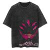 Jujutsu Kaisen Sukuna T-Shirt Böser Schrein Grafik Herren Säurewäsche Übergroß Streetwear Anime Retro Baumwolle Oberteil T-Shirt