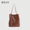 Ladies Tote Bag Retro Large Capacity All-Match Simple One-Shoulder Commuter Underarm