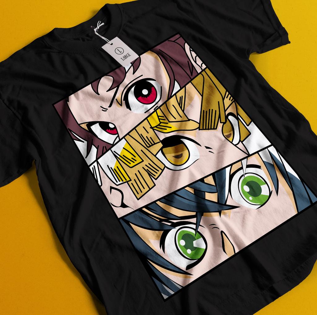 Demon Slayer Shirt Tomioka Giyu T-Shirt Tanjiro T-Shirt Muzan Doma Kokushibo T-Shirt