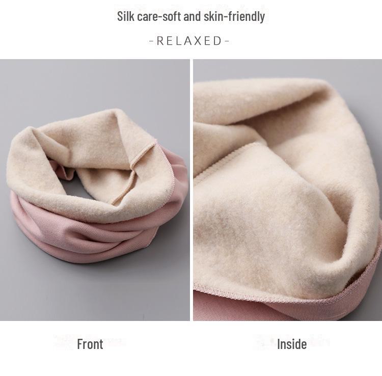 100% Maulbeerseide Gebürsteter Samt Schal: Weicher, warmer und hautfreundlicher Nackenschutz für Herbst und Winter.