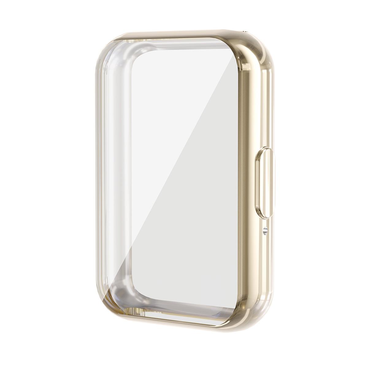 

For Samsung Galaxy Fit3 TPU Watch Case ENKAY HAT PRINCE Electroplating Watch Cover with Screen Protector D