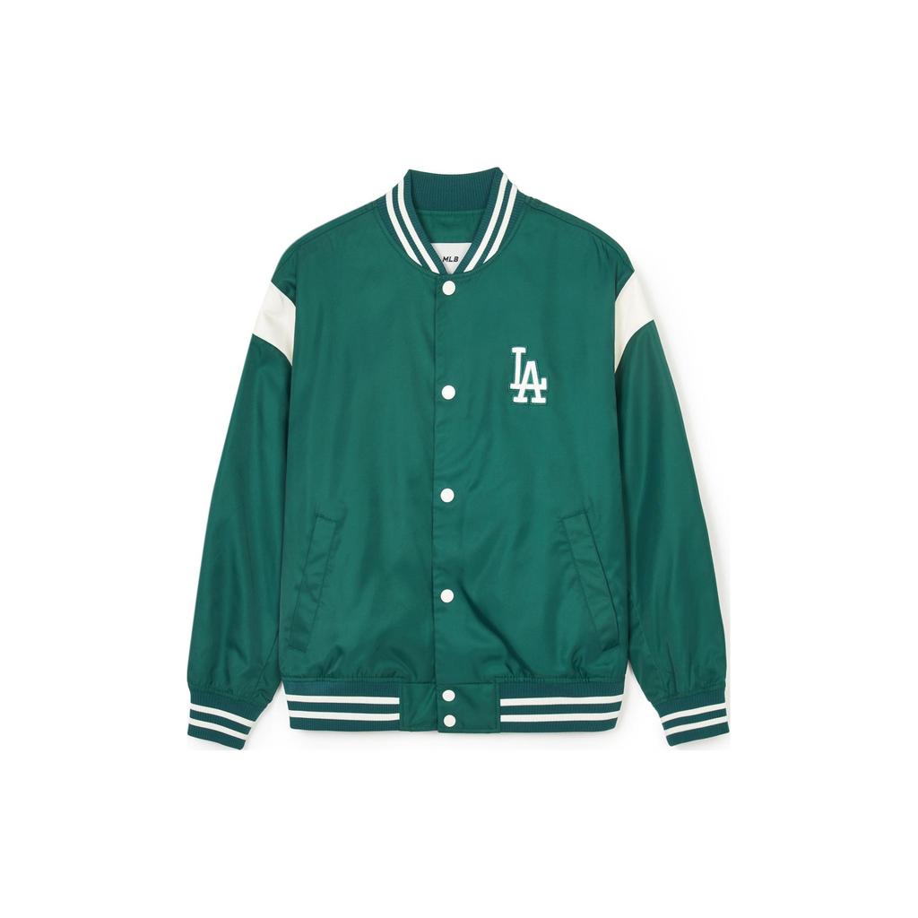 New MLB SS24 Los Angeles Dodgers Baseball Jacket Unisex Green 3AJPV0641-07GND