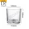 Transparent Glass Aromatherapy Candle Holder Cup