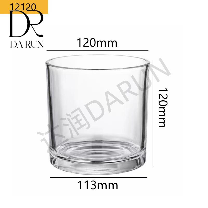 Transparent Glass Aromatherapy Candle Holder Cup