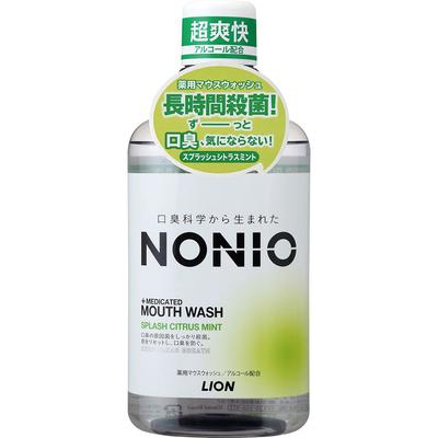 NONIO (Nonio) Mouthwashes Plush Citrus Mouthwash 600ml (Quasi-drug) Bad Breath Prevention Rinse with Water for 20 Seconds and Spit It Out. After