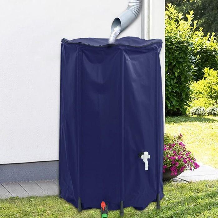 Foldable Water Tank - vidaXL - 380 L - PVC - Tap - Weatherproof