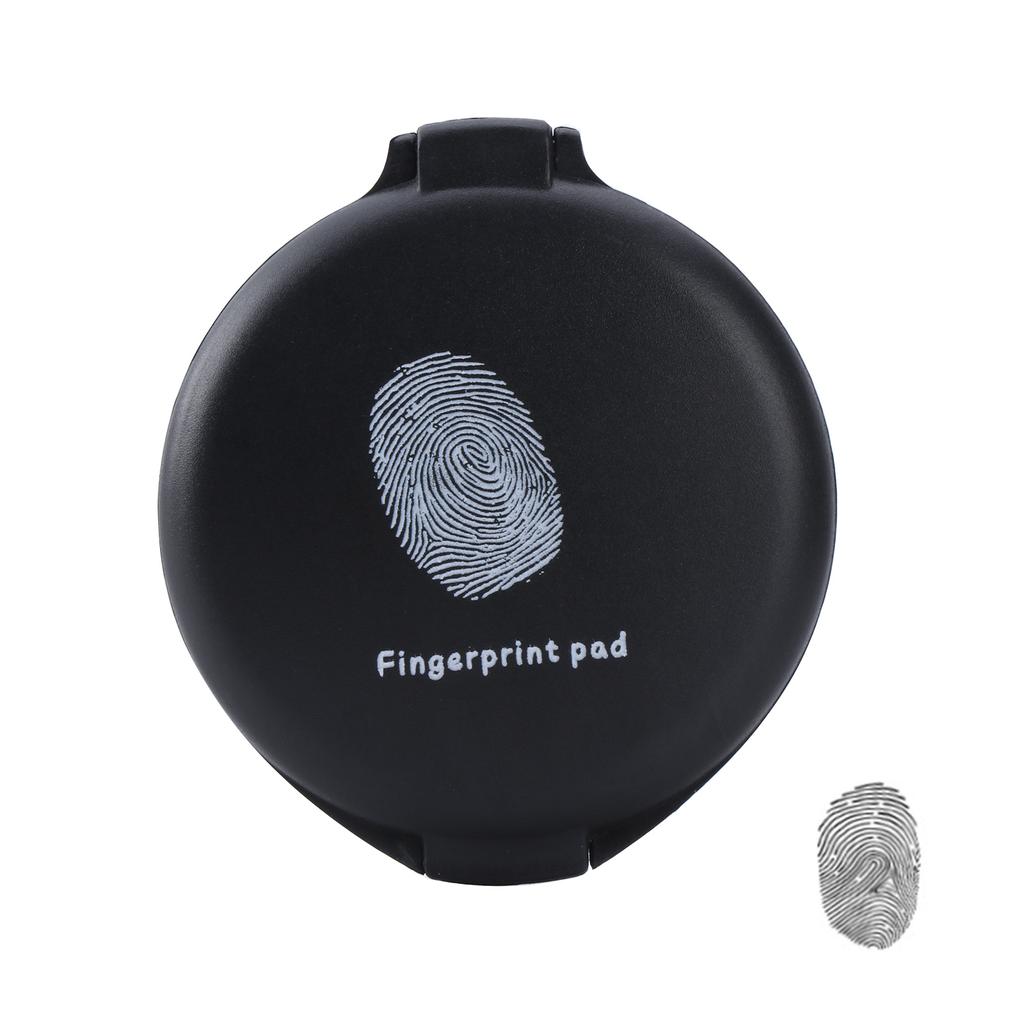 Thumb Print Ink Pad Fingerprint Ink Pad Practical Fingerprint Pad Quick Dry Ink Pads Office Supplies for Emergency Can