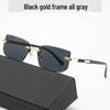 Trendy Frameless European & American UV Protection Sunglasses for Men and Women
