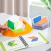 Farbcode-Puzzle, pädagogisches Kinder-Logik-Brettspiel, Jigsaw, geometrische intelligente Puzzles, Kinder-Räumlichkeitsspielzeug, DIY-Geschenke