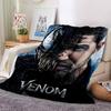 1pc Venom Sinister Beast Flannel Blanket for Super Soft Cute Comfort Blanket for Travel Bedding Couch Sofa Blanket Y82522