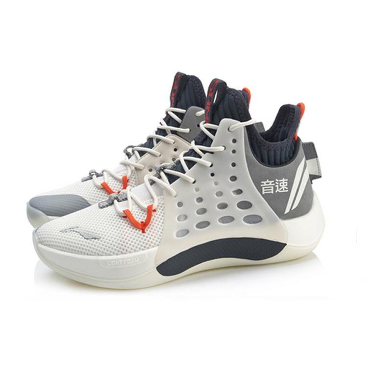 Li Ning SONIC 7 Textile, Synthetic Leather, TPU Cushioning Slip Resistant Abrasion Resistant Low Top Basketball Shoes ABAP019-2
