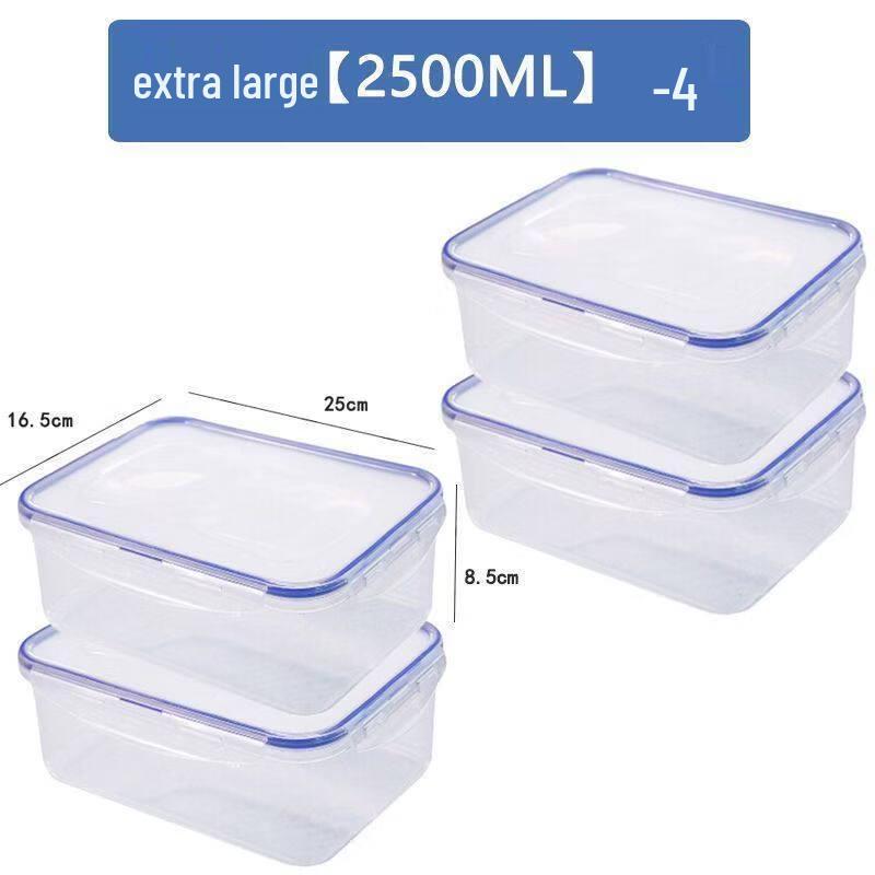 ZISIZ Plastic Microwaveable Food Storage Container