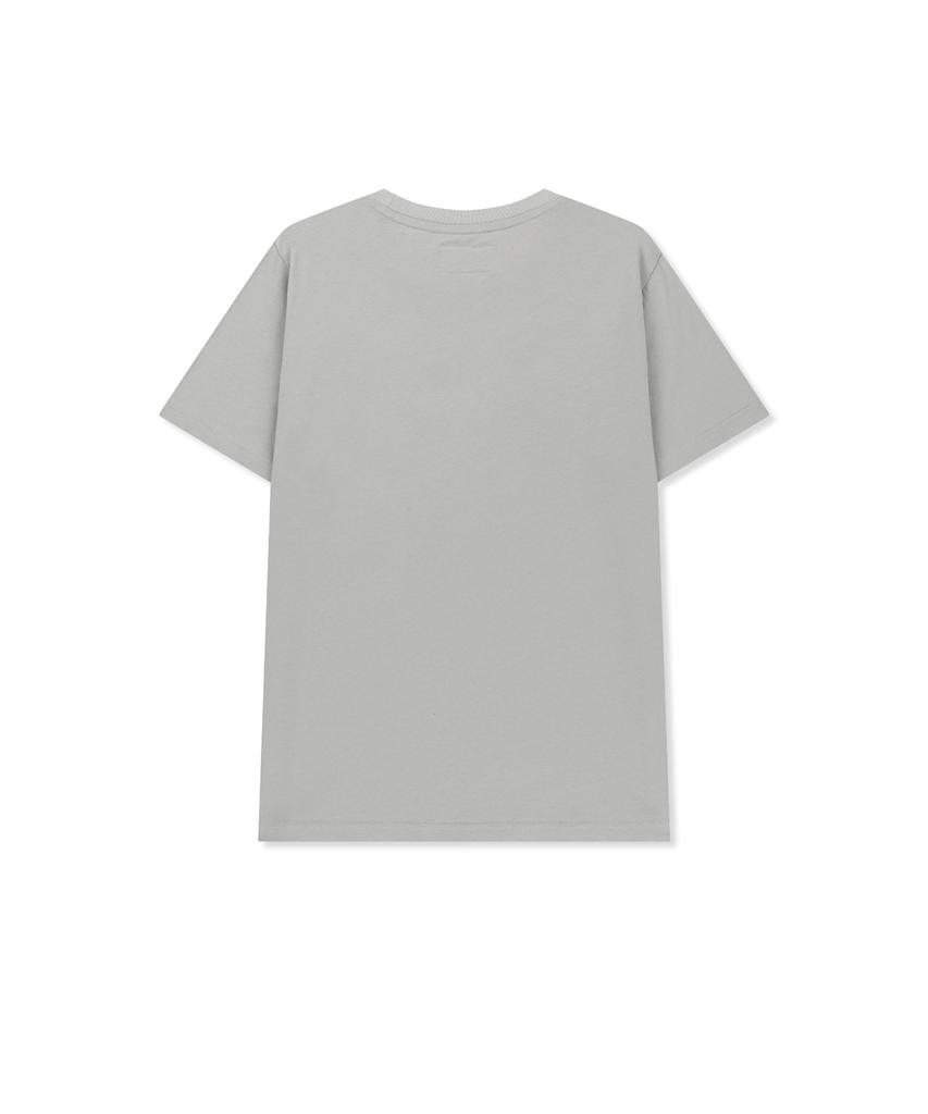 Mattengkim Applique Felt Logo Top In Gray