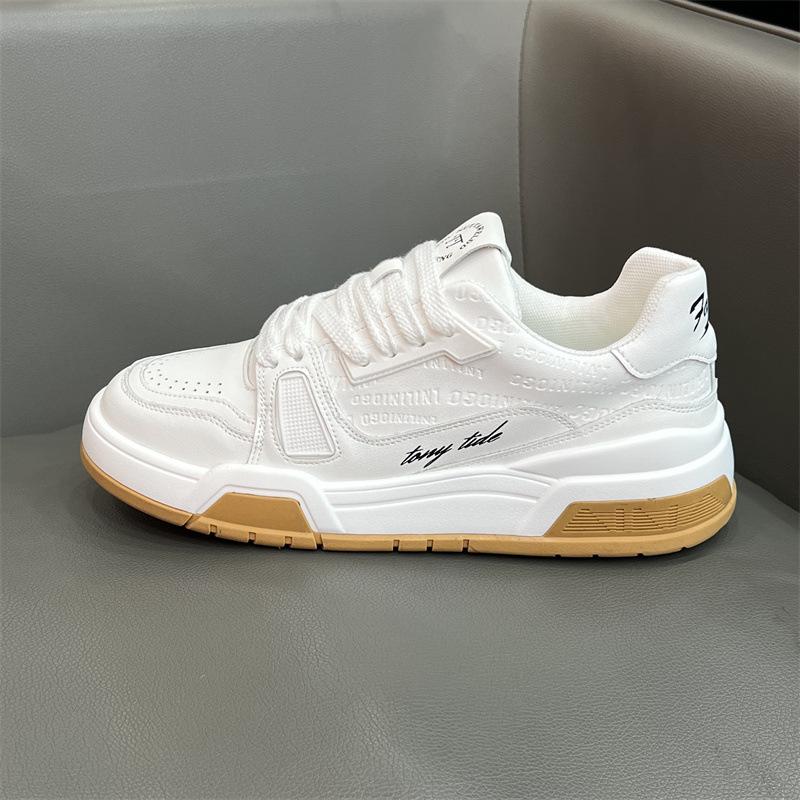 

Board shoes autumn new platform sports casual shoes leather breathable low top tt 38
