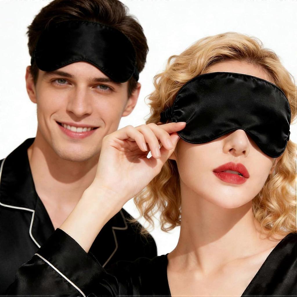 Sleep Mask for Women & Men,Blackout Eye Mask for Sleep,100% 6A Mulberry Silk Sleep Mask for Side Sleeper,Reduces Migraines & Puffy Eyes, Travel Offic