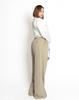 Kulsiseu Cs Belt Wide Slacks-048 (Beige)