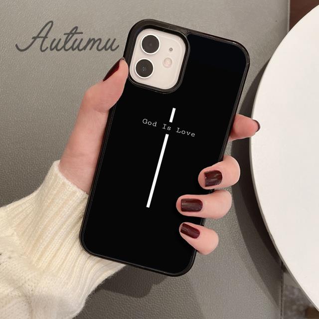 Glaube Christliche Religiöse Jesus Telefon Fall für iPhone 11 12 13 14 Pro Max mini XR XS SE 2020 7 8 Plus Galaxy S21 S22 Abdeckung shell