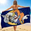 1Pc Bugs Bunny Flight Gear Beach Towel, Quick Dry, Multi-Use for Beach Pool Gym Yoga Home Travel, Christmas, Halloween, Xmas Gift M929263