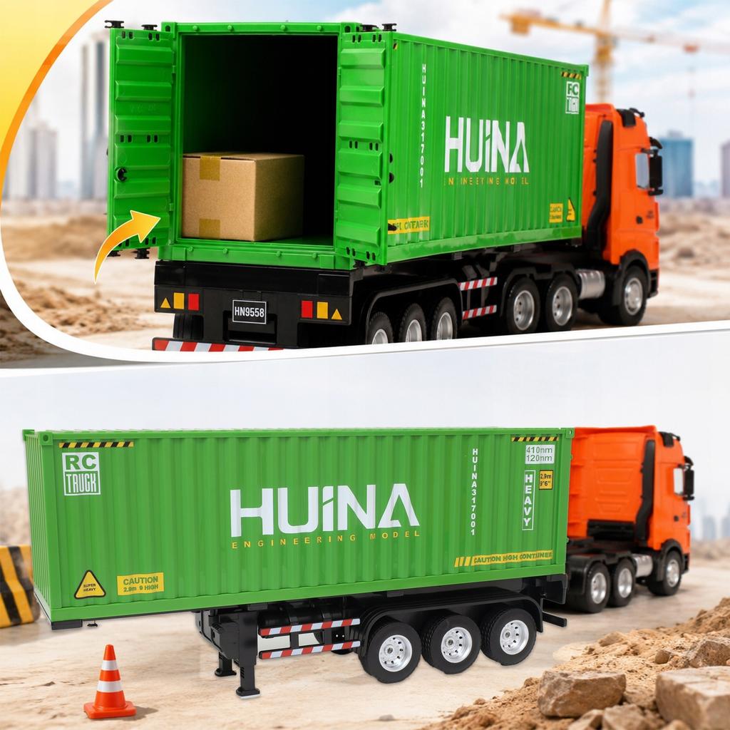 [PACZB] TIR truck with a sea container trailer + Z3509 remote control