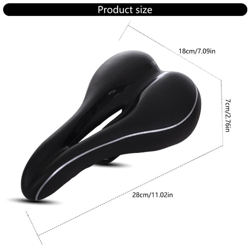 Soft Cycle Seats Breathable Cycling Saddles Comfortable Bike Seats for Various Cycling Environment