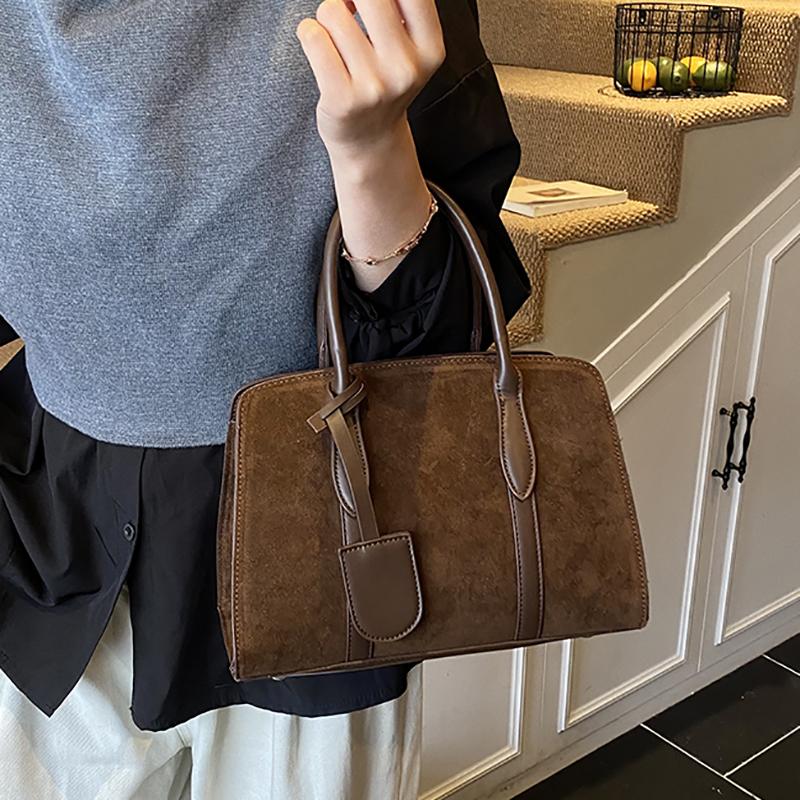 High Quality Commute Female Handbag for Woman New Simple Classic Shoulder Bag Fashion Matte Suede Women's Shoulder Crossbody Bag
