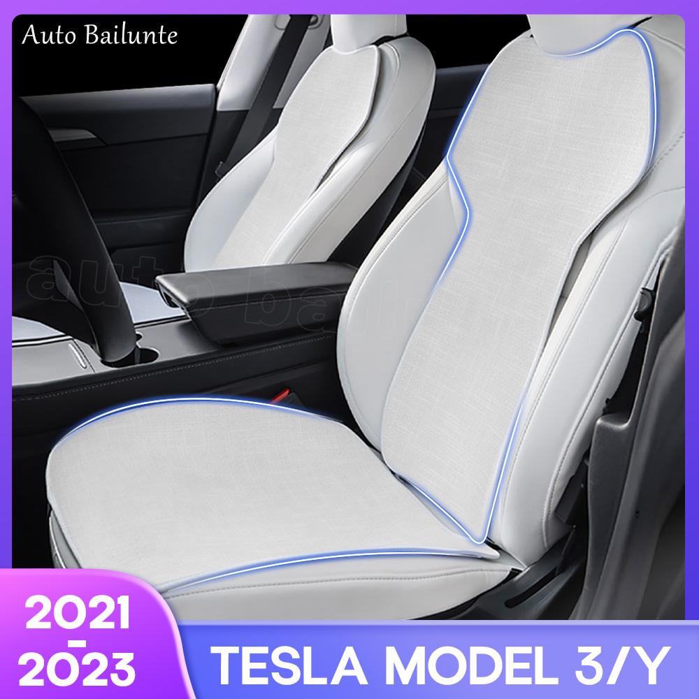 

Автомобильный чехол на сиденье, защитная подушка, универсальный чехол на четыре сезона для Tesla Model 3 Model Y 2023-автомобильный аксессуар для интерьера