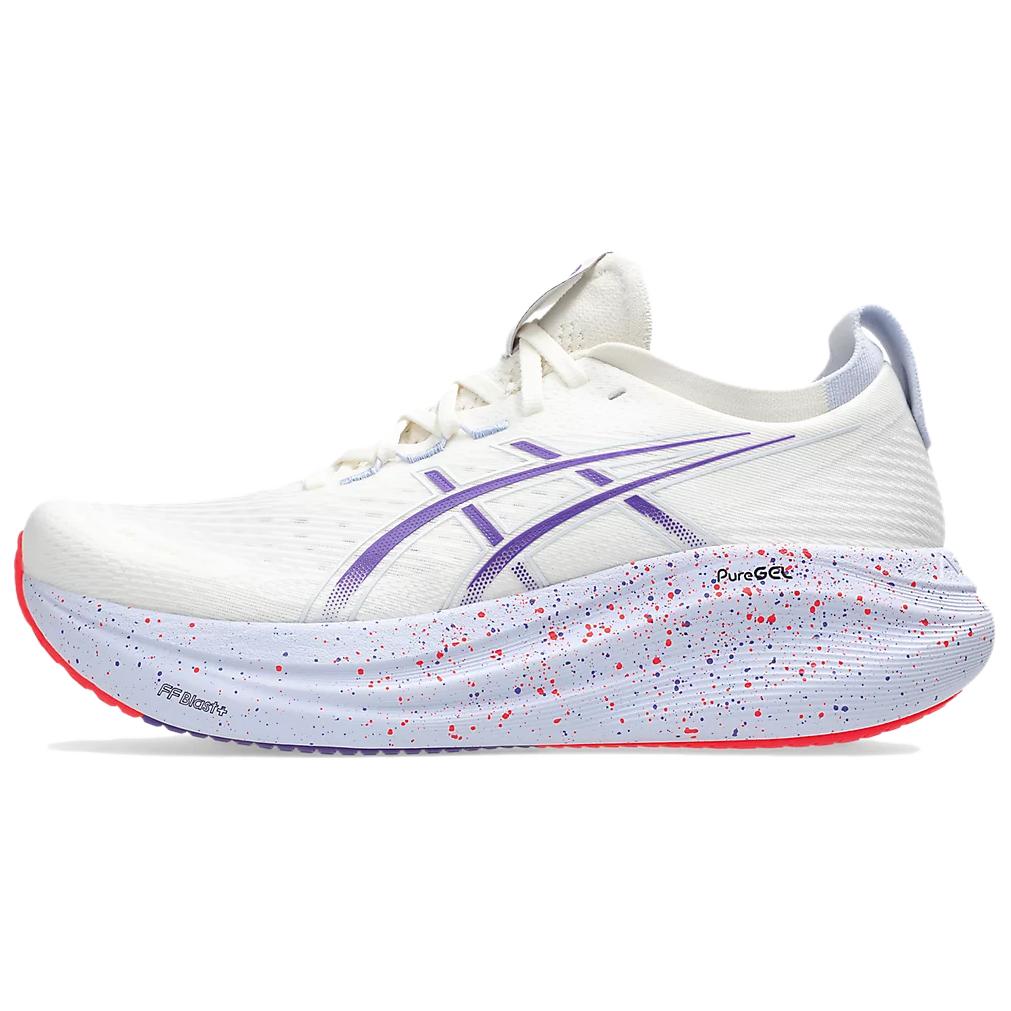 Asics Gel-Nimbus 27 Tokyo Classic Versatile Breathable Running Shoes Men Sneakers White 1011C120-500