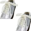 1 Paar Elegante Spitzen-Schnürsenkel für Damen und Mädchen Freizeitschuhe Sneaker 3 cm Breit Flache Schnürsenkel Ersatz