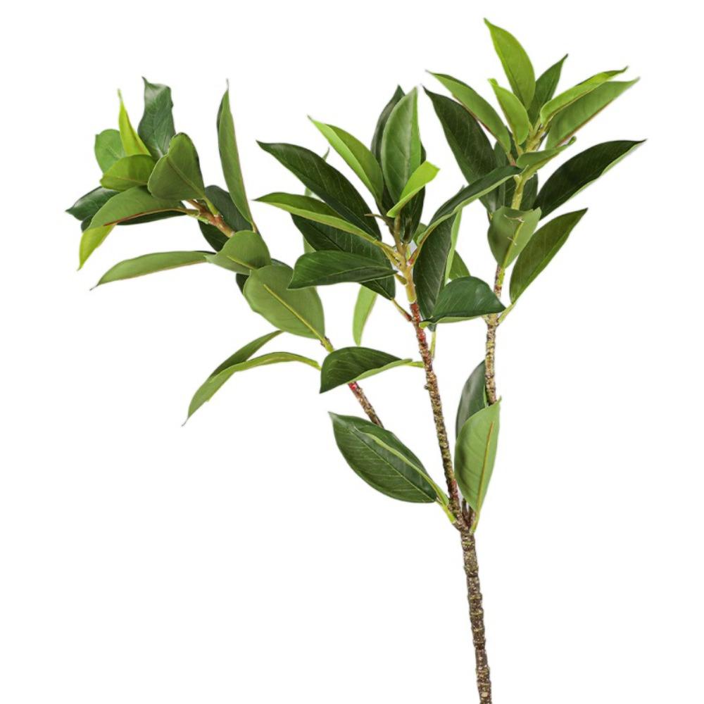 Large Artificial Ilex Chinensis Real Touch Pachira Branches  Home Living Room Decor