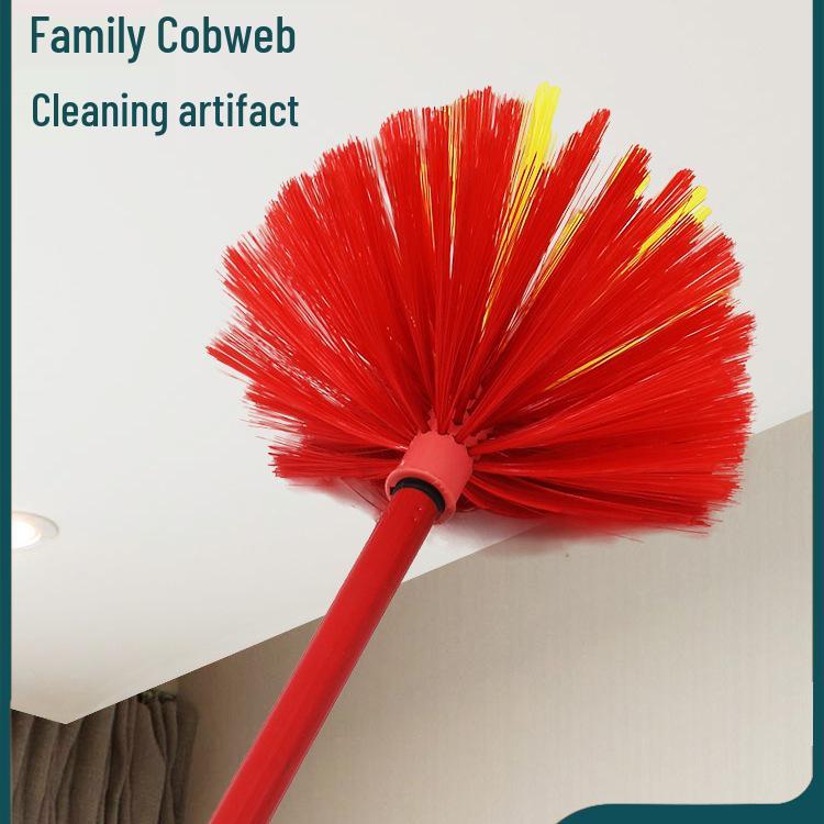 Ceiling Spiderweb and Dust Cleaning Brush - Static Duster for Household Roof Cleaning