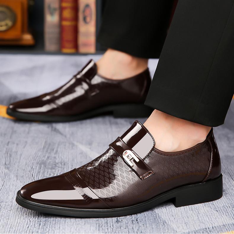 Men's Leather Shoes Fashionable Classic Oxford Shoes Business Office Casual Comfortable Shoes For Men