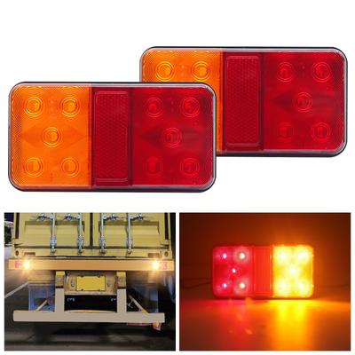 Truck Tail Lamp, 10 LED, Trailer Tail Lamp, 12 V, For Tail, Truck, Sequential