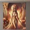 Tapestry of Hathor, Goddess of Egyptian Mythology Art
