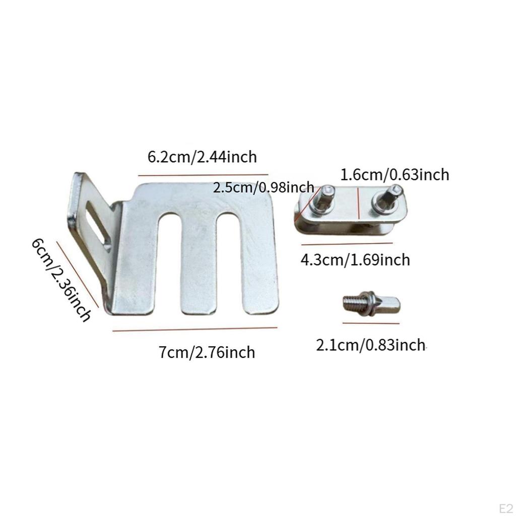 Drum Double Beater Connection Fittings Fixing Supplies Professional Stainless Steel Rustproof