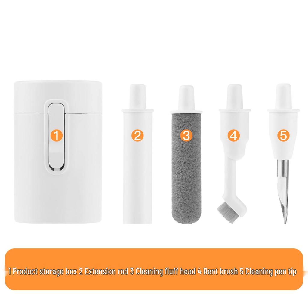 Mini Kulaklık ve Telefon Temizleme Kalemi Seti - Taşınabilir 4 Parçalı Kit Stokta