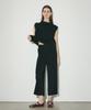 Waiowai Round Slit Pleated Cropped Pants_3Colors