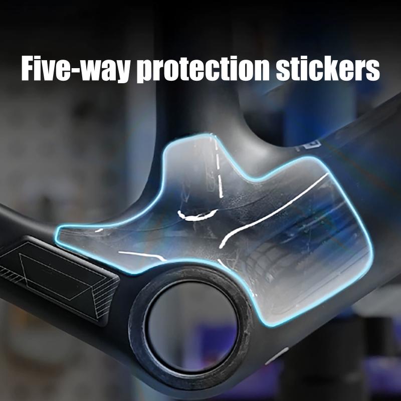 Bike Frame Decals Bike Bottom Bracket Shell Protective Sticker Bicycle Paster Scratch-Resistant Protector Body Stickers Guards