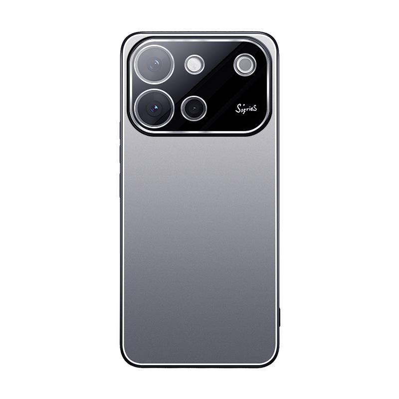 Applicable to vivo S60 mobile phone case ice aluminum metal X300S with lens film anti-drop protective case iQOO 15T