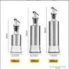 Leak-Proof Press-Type Glass Oil & Vinegar Dispenser