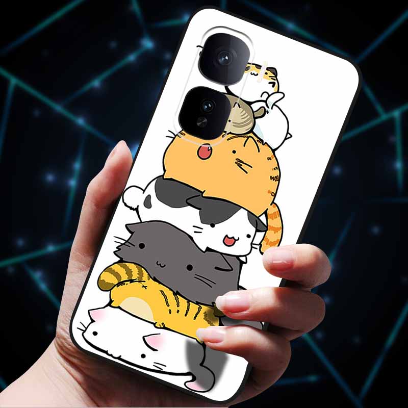 Kwiatowe Wytłaczane Etui 3D Dla vivo iQOO Neo 10 Etui 10Pro Miękkie Silikonowe Etui na Telefon dla vivo iQOO Neo 10 Pro Tylna Pokrywa Coque Torba