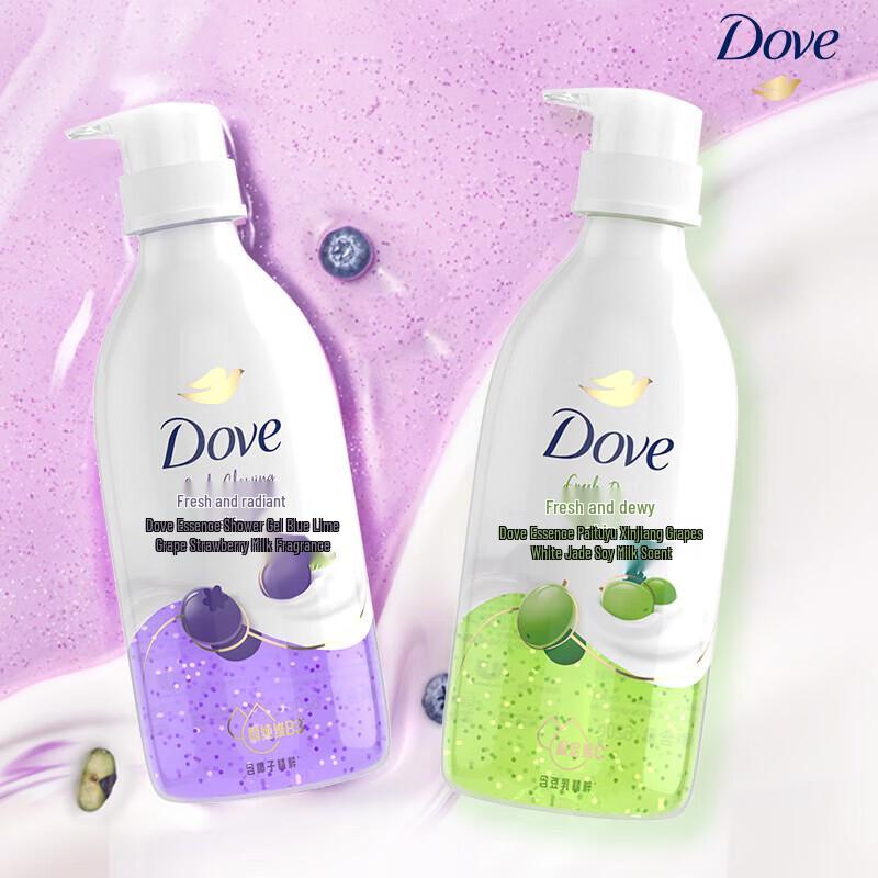 Dove Fruit Milk Essence Shower Gel Duo Set