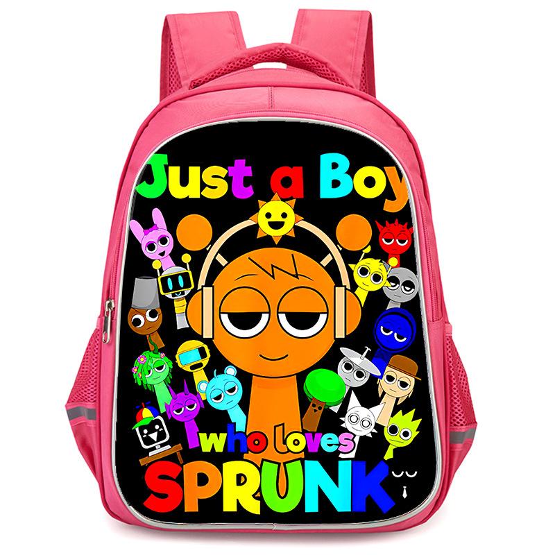 Rhythm Box Sprunki Hra Anime Batoh Studentský Školní Taška Počítačová Taška