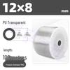 Transparent PU Air Hose for Compressors: Sizes 3-22mm
